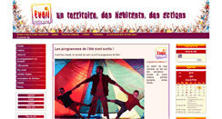 Desktop Screenshot of eveilcentresocial.org