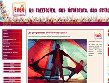 Tablet Screenshot of eveilcentresocial.org